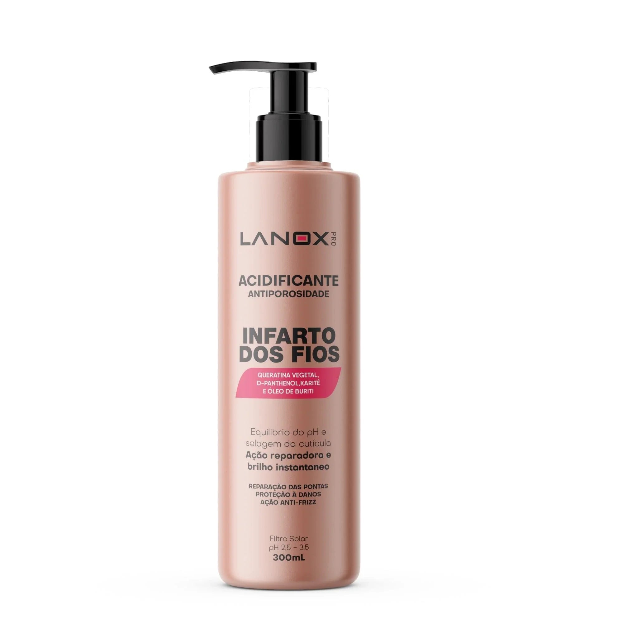Acidificante Lanox Infarto dos Fios - 300ml - Trihair Cosméticos